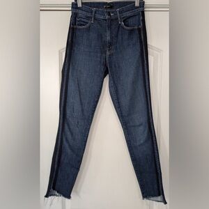 MOTHER Dark Blue Skinny Jeans